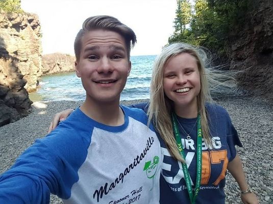 Dane Wurmlinger in his sister, Jillian Wurmlinger. Source